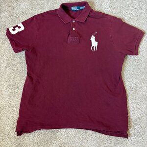 Polo Ralph Lauren big pony polo maroon Size XXL